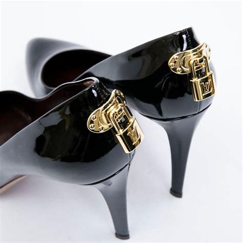 black heels louis vuitton|louis vuitton black high heels.